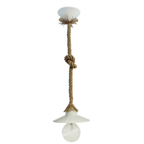 Κρεμαστό φωτιστικό LP-150K S 1/L ROPE UT-WHITE