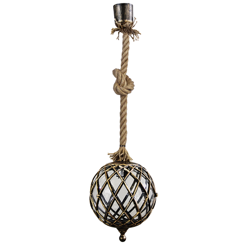 Φωτιστικό κρεμαστό σχοινί LP-530K ROPE 1L UT-BRONZE