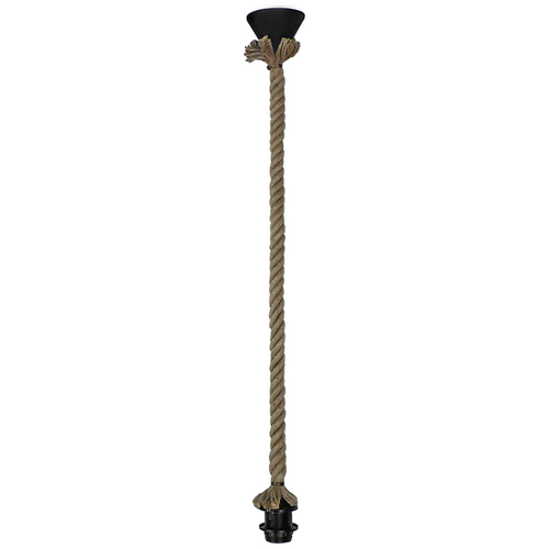 Κρεμαστό φωτιστικό  E/27K ROPE RING 1L UT-BL