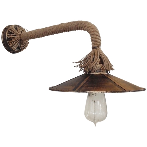 Φωτιστικό επιτοίχιο UT-151AP ROPE UT-BRONZE