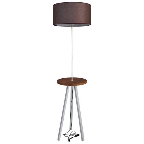 FLW-03 WHITE Φωτιστικό δαπέδου με αμπαζούρ H156cm