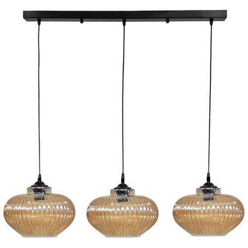 Κρεμαστό φωτιστικό RIGATO/3 RAGA BL-MELI ΓΥΑΛΙΝΟ