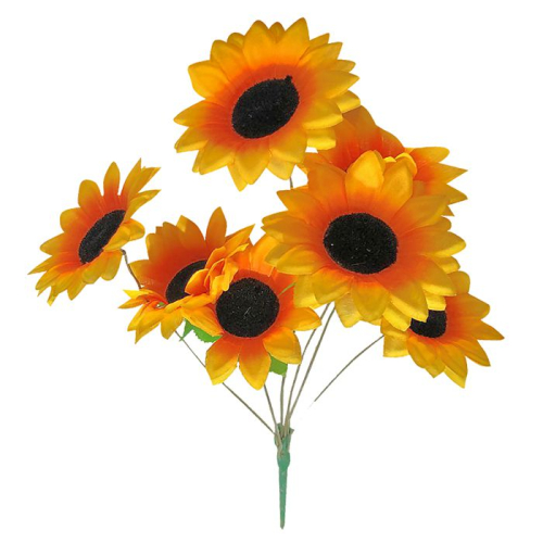 Λουλουδι Ηλιος Μπουκετο των 7 35cm 22-2951