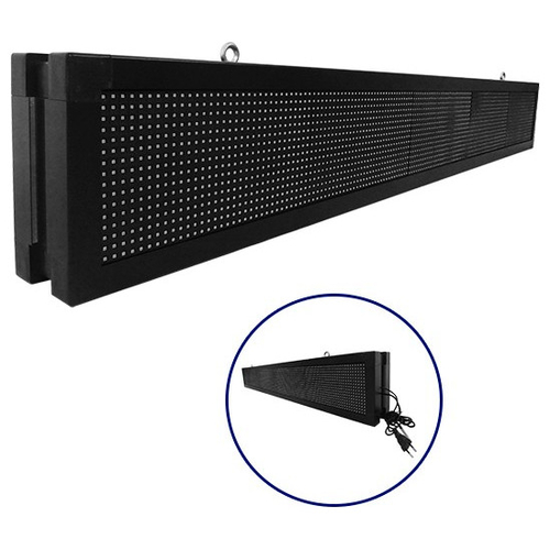 Αδιάβροχη Κυλιόμενη Επιγραφή LED 230V USB & WiFi RGB Διπλής Όψης 168x20cm GloboStar 90158