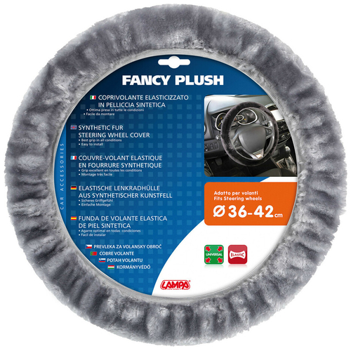 ΚΑΛΥΜΜΑ ΤΙΜΟΝΙΟΥ FANCY PLUSH 36-42 ΓΚΡΙ ΓΟΥΝΙΝΟ /ΧΝΟΥΔΩΤΟ