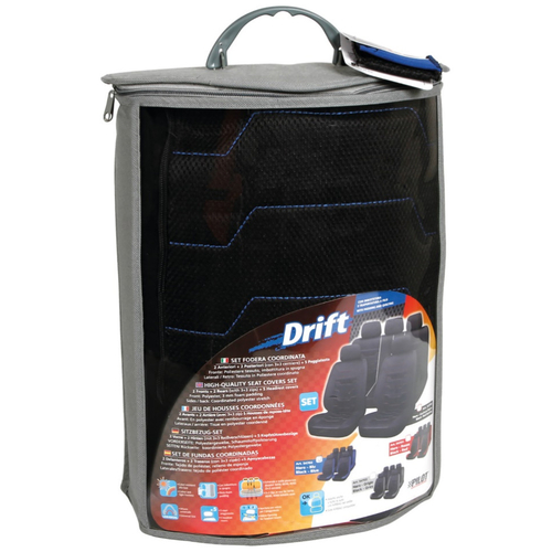 ΚΑΛΥΜΜΑΤΑ ΚΑΘΙΣΜΑΤΩΝ DRIFT ΠΟΛΥΕΣΤΕΡΙΚΑ ΜΑΥΡΑ/ΜΠΛΕ ΜΕ 5 ΠΡΟΣΚΕΦΑΛΑ- ΣΕΤ