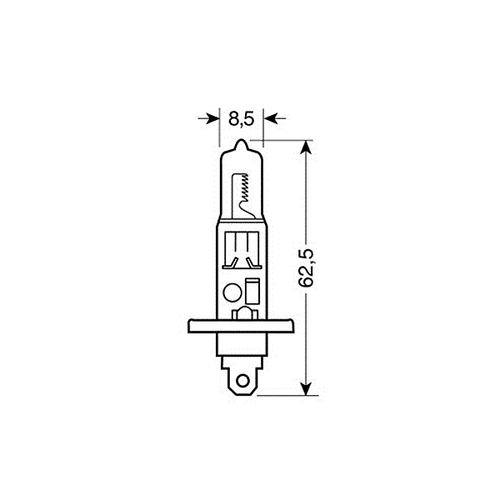 H1 ΑΛΟΓΟΝΟΥ 12V/55W 62.5mm P14,5s ΛΑΜΠΑ