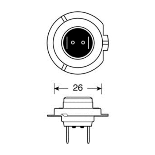 H7 ΑΛΟΓΟΝΟΥ 12V/55W PX26d