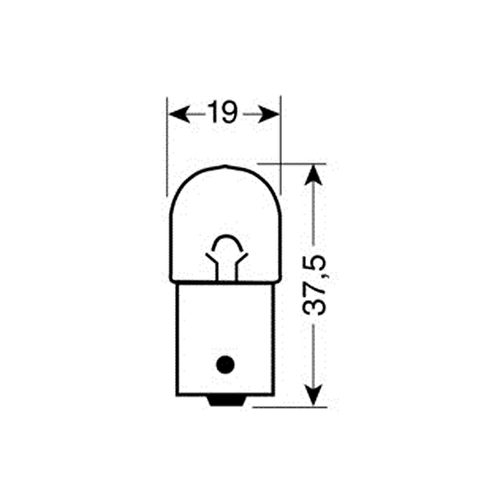 ΛΑΜΠΑ 12V/R5W ΦΟΥΝΤΟΥΚΑΚΙ