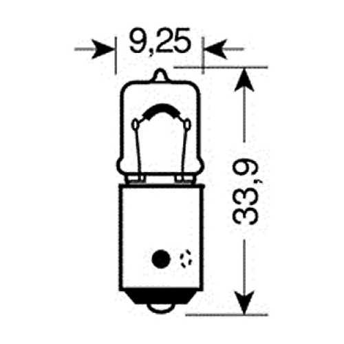 ΛΑΜΠΑ ΑΛΟΓΟΝΟΥ 12V/6W BAX9s