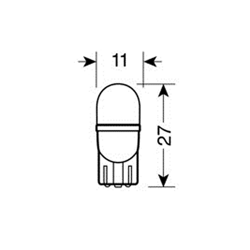 Τ10 ΨΕΙΡΑ ΜΠΛΕ ΦΩΣ W2.1x9.5d  ΚΑΡΦΙ