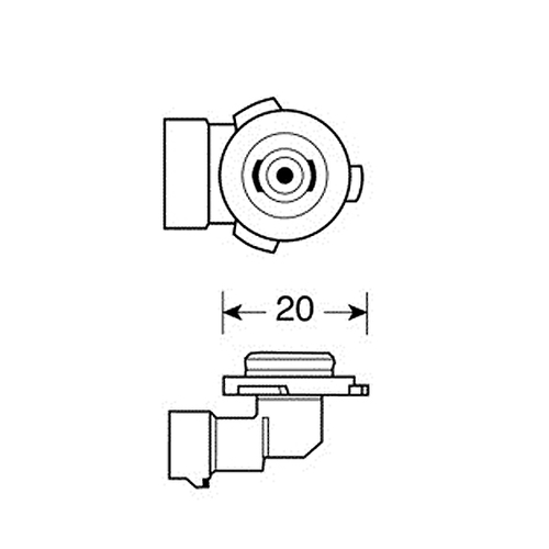 HB3 9005 BLUE ΧΕΝΟΝ 12V/65 4.500Κ