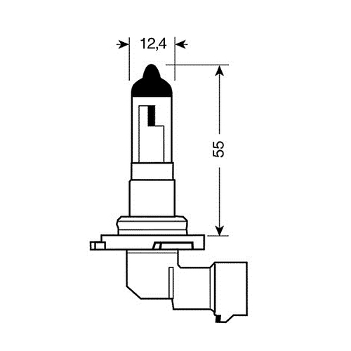 HB4 9006 BLUE ΧΕΝΟΝ 12V/55W 4.500Κ