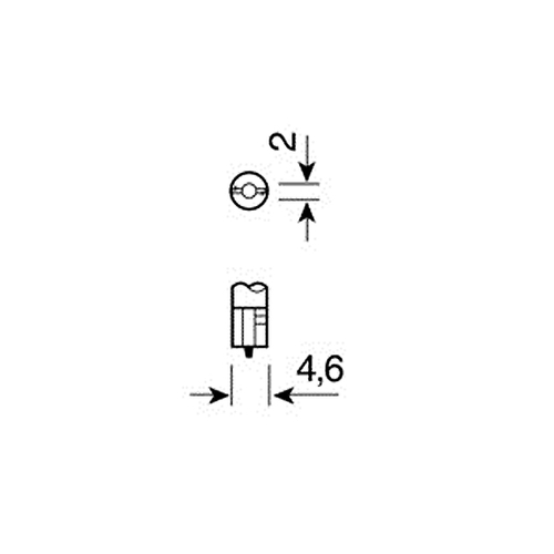 ΛΑΜΠΑΚΙΑ ΨΕΙΡΕΣ Τ5 12V/1.2W W2x4.6d