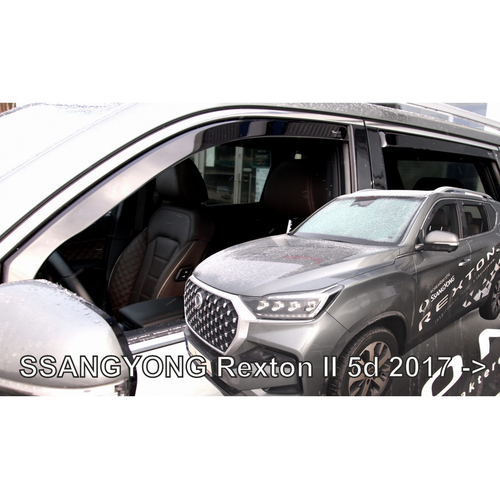 SSANGYONG REXTON 5D 2017+ ΣΕΤ ΑΝΕΜΟΘΡΑΥΣΤΕΣ ΑΥΤΟΚΙΝΗΤΟΥ ΑΠΟ ΕΥΚΑΜΠΤΟ ΦΙΜΕ ΠΛΑΣΤΙΚΟ HEKO - 4 ΤΕΜ.