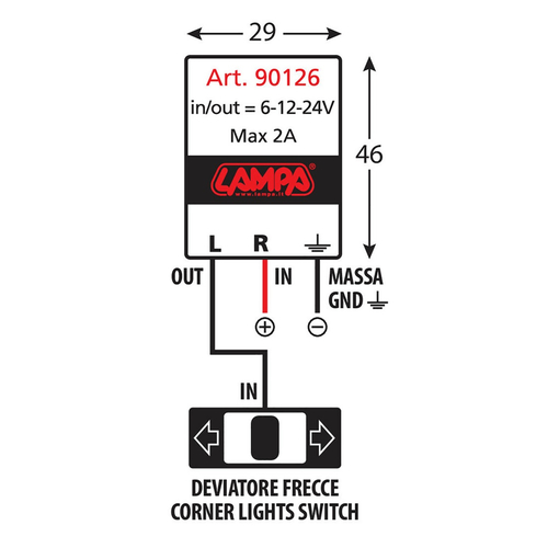 ΗΛΕΚΤΡΟΝΙΚΗ ΦΛΑΣΙΕΡΑ (FLASHER)  ΓΙΑ LED 6-12-24 V max 2A