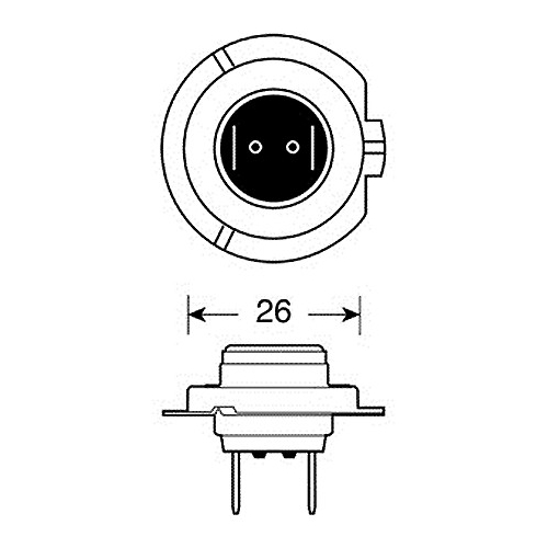 H7 12V/100W  5500K - ULTRA WHITE