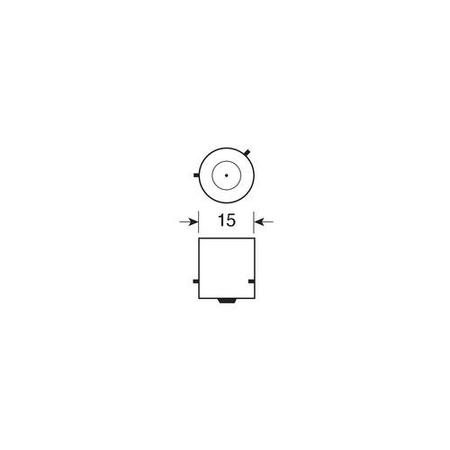 RY10W 12V 10W BAU15s ΛΑΜΠΑΚΙ STANDARD LINE (ΜΟΝΟΠΟΛΙΚΟ ΠΑΡΑΚΕΝΤΡΟ) ΦΟΥΝΤΟΥΚΙ/ΠΟΡΤΟΚΑΛΙ BLISTER 2 ΤΕΜ