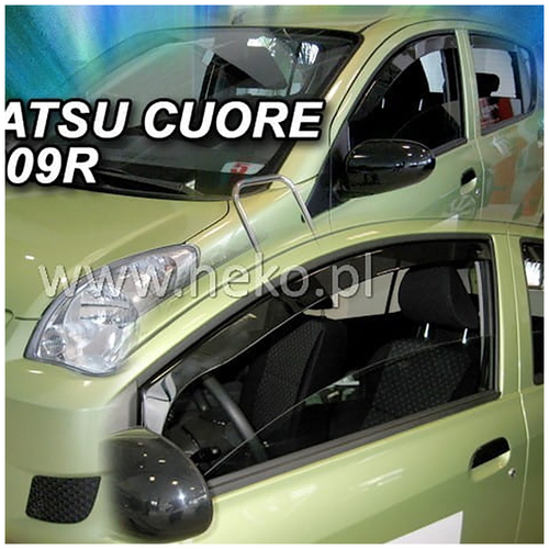 DAIHATSU CUORE 7 5D 2007+ ΖΕΥΓΑΡΙ ΑΝΕΜΟΘΡΑΥΣΤΕΣ ΑΠΟ ΕΥΚΑΜΠΤΟ ΦΙΜΕ ΠΛΑΣΤΙΚΟ HEKO - 2 ΤΕΜ.