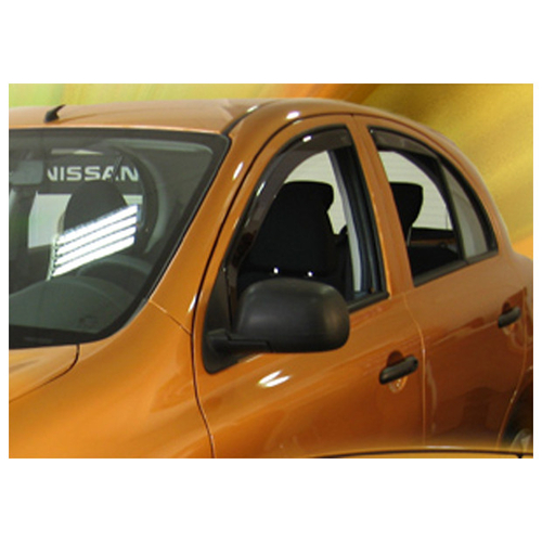 NISSAN MICRA K13 5D 11/2010-2016 ΖΕΥΓΑΡΙ ΑΝΕΜΟΘΡΑΥΣΤΕΣ ΑΠΟ ΕΥΚΑΜΠΤΟ ΦΙΜΕ ΠΛΑΣΤΙΚΟ HEKO - 2 ΤΕΜ.