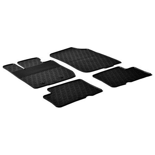 DACIA DUSTER 4x4 05/2010-01/2018 ΜΑΡΚΕ ΠΑΤΑΚΙΑ SUMISURA ΛΑΣΤΙΧΟ ΣΕ ΜΑΥΡΟ ΧΡΩΜΑ ME ΚΟΥΜΠΩΜΑΤΑ LAMPA - 4 ΤΕΜ.