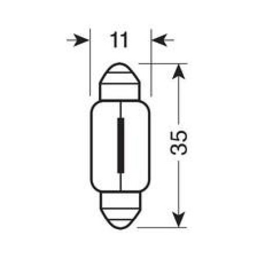 C5W 24V 5W SV8,5-8 11x35mm 2ΤΕΜ.