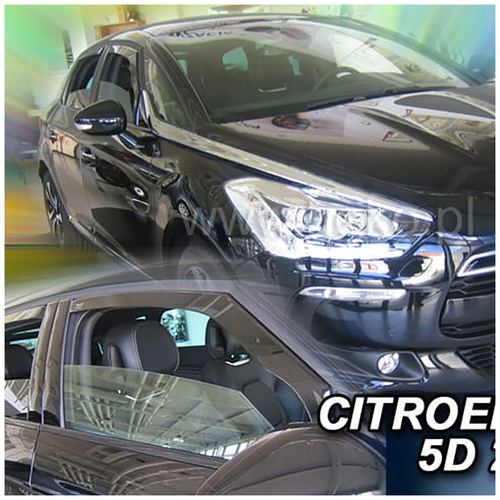 CITROEN DS5 5D 2012+ ΖΕΥΓΑΡΙ ΑΝΕΜΟΘΡΑΥΣΤΕΣ ΑΠΟ ΕΥΚΑΜΠΤΟ ΦΙΜΕ ΠΛΑΣΤΙΚΟ HEKO - 2 ΤΕΜ.