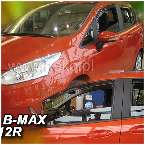 FORD B-MAX 5D 2012+ ΖΕΥΓΑΡΙ ΑΝΕΜΟΘΡΑΥΣΤΕΣ ΑΠΟ ΕΥΚΑΜΠΤΟ ΦΙΜΕ ΠΛΑΣΤΙΚΟ HEKO - 2 ΤΕΜ.