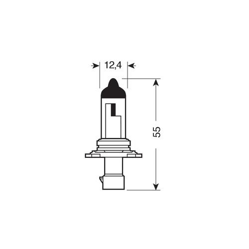 HB4A 12V 51W P22d