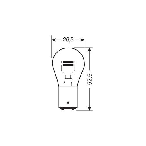 P21/5W 24V 21/5W BAY15d 10ΤΕΜ.