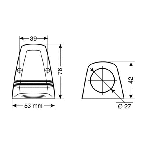 ΒΑΣΗ ΜΟΝΗ ΓΙΑ ΠΡΙΖΕΣ ΕΧΤ 53x76mm