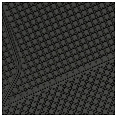 Πατάκι CALIFORNIA universal Λάστιχο 4τεμ. 45x65 cm + 45x32 cm μαύρο