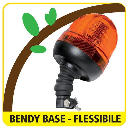 Φάρος βιδωτός Ελαστικός RL-3 12V/24V με DIN 125x250mm