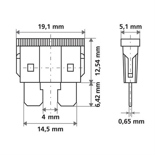 Ασφάλειες 7.5A 12/24V SMART-LED 6τεμ.