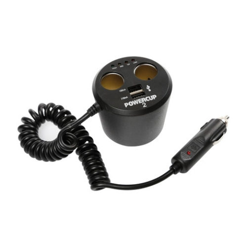 ΑΝΤΑΠΤΟΡΑΣ ΑΝΑΠΤΗΡΑ POWERCUP 2 12V+2USB+TESTER ΜΠΑΤΑΡΙΑΣ