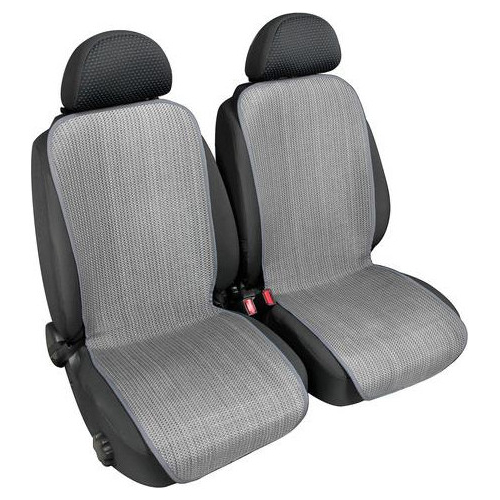 ΠΛΑΤΟΚΑΘΙΣΜΑΤΑ ΨΑΘΑ/ ΒΑΜΒΑΚΕΡΟ ΥΦΑΣΜΑ ΚΑΠΙΤΟΝΕ  ΔΙΠΛΗΣ ΟΨΗΣ STRIPS ΓΚΡΙ (ΦΑΡΔΟΣ 42 CM) 2ΤΕΜ.