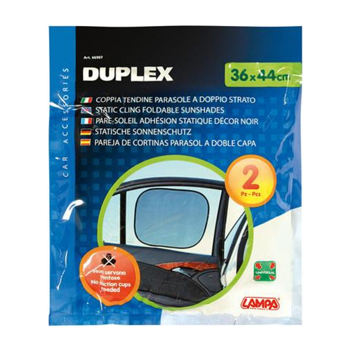 ΚΟΥΡΤΙΝΑΚΙΑ ΠΛΑΙΝΑ ΣΤΑΤΙΚΑ DUPLEX 44 Χ 36 cm (ΧΩΡΙΣ ΒΕΝΤΟΥΖΕΣ)  - 2 ΤΕΜ.