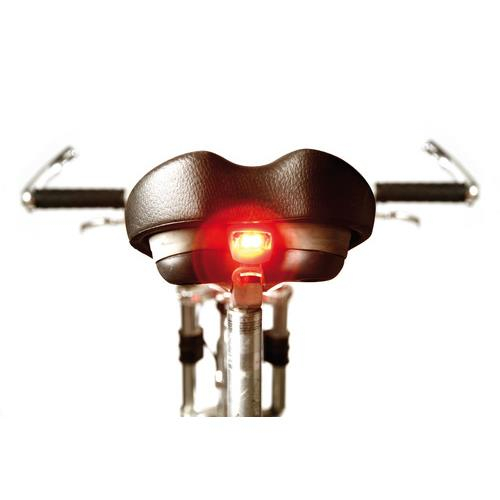 Φως ποδηλάτου σε κόκκινο και άσπρο 2τεμ. 2 LED αδιάβροχα