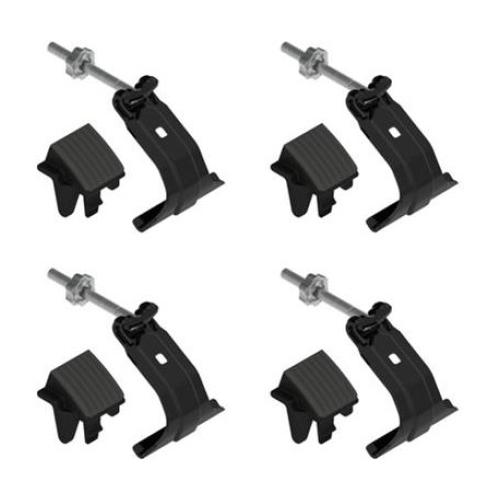 CLAMP KIT ΑΚΡΑ (ΠΟΔΙΑ) ΓΙΑ ΜΠΑΡΕΣ SNAP STEEL ΚΑΙ SNAP ALU K-3 NORDRIVE - 4 TEM.