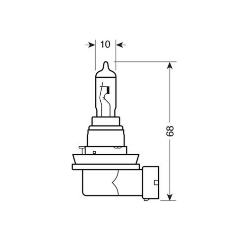 H16 12V 19W PGJ19-3 BLU-XE 4.500 2ΤΕΜ. ΚΟΥΤΙ