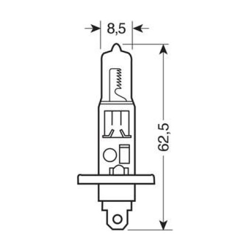 H1 12V 55W P14,5s ΛΑΜΠΑ XENON ULTRA 4.800K +90%  2ΤΕΜ.