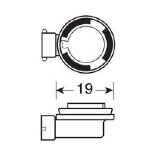 H8 12V 35W PGJ19-1 XENON ICE 5.000K 2ΤΕΜ.