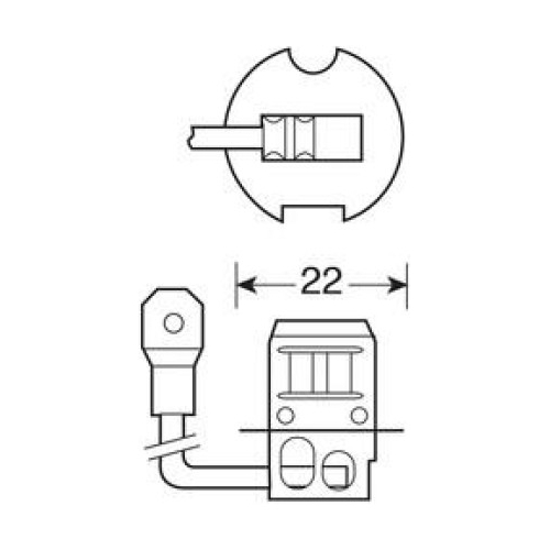 H3 12V 55W PK22s XENON ULTRA 4.800K +90%  2ΤΕΜ.