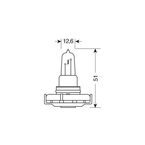 PSY24W 12V 24W 385lm PG20-4 STANDARD LINE ΠΟΡΤΟΚΑΛΙ 1ΤΕΜ. ΣΕ BLISTER