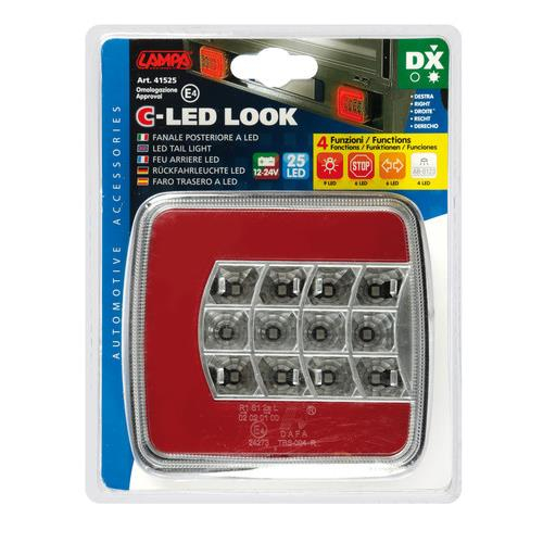 ΔΕΞΙ ΠΙΣΩ ΦΑΝΑΡΙ 12/24V C-LED LOOK ΓΙΑ ΤΡΕΙΛΕΡ (25 LED) - 1ΤΕΜ.