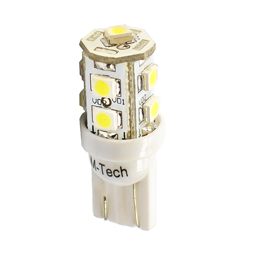 W5W 12V T10 W2,1x9,5d LED 9xSMD3528 ΛΕΥΚΟ (ΚΑΡΦΩΤΟ ΑΚΑΛΥΚΟ) BLISTER 2ΤΕΜ.