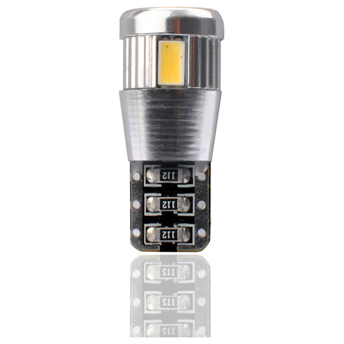 W5W 12V T10 W2,1x9,5d LED 6xSMD5730 ΛΕΥΚΟ (ΚΑΡΦΩΤΟ CAN-BUS) 2ΤΕΜ.