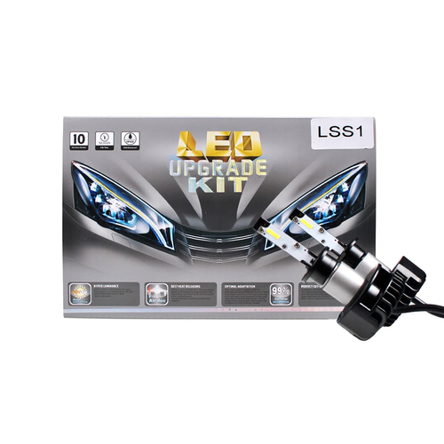 H1 LED SET BASIC 9-33V 5.400K 5.200lm 2 X 24W ΛΑΜΠΑ ΜΕ SMD LED KAI ΒΙΔΩΤΗ ΨΥΚΤΡΑ ΜΕ ΛΑΙΜΟ ΠΡΟΕΚΤΑΣΗΣ M-TECH - 2 ΤΕΜ.