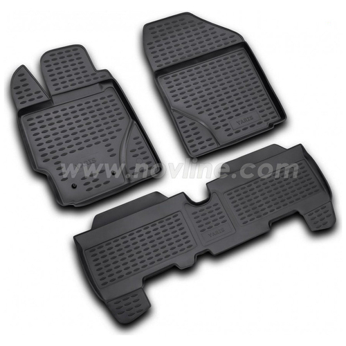 TOYOTA YARIS 01/2006-09/2011 ΜΑΡΚΕ ΠΑΤΑΚΙΑ ΣΕ ΣΚΑΦΗ TPE ΛΑΣΤΙΧΟ ΣΕ ΜΑΥΡΟ ΧΡΩΜΑ NOVLINE - 4 ΤΕΜ.