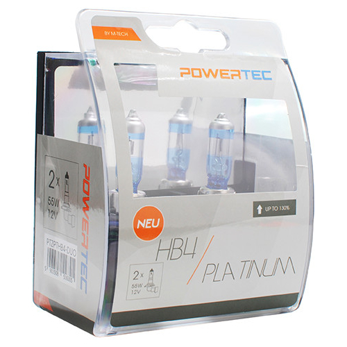 HB4 12V 55W 3.250K +130% P22d POWERTECK PLATINUM 2ΤΕΜ. M-TECH